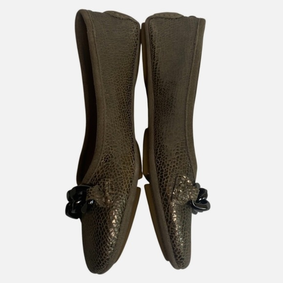 NWOB Donald Pliner Raya Leather Ballet Flat Meets Driving Moccasin Loafer 6.5 - Picture 4 of 8